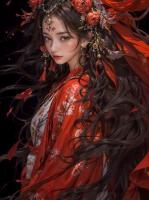 满地红影映芙蓉