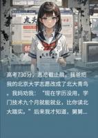 高考730,爸妈把我的志愿从北大改成北大青鸟